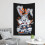 Bugs Bunny tapestry wall decor for men and boys 6
