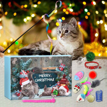 Christmas Advent Calendar Box for Kids 24 Days Blue