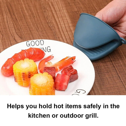 Mini oven mitts silicone heat-resistant 2 pcs 1