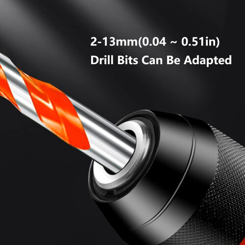 LIYJTK 1/2 Inch Keyless Drill Chuck 2-13mm 1/2-20UNF 1