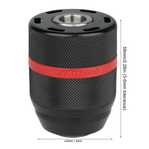 LIYJTK 1/2 Inch Keyless Drill Chuck 2-13mm 1/2-20UNF 2
