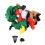 Inflatable Lighted Christmas Tree with Santa and Dog 6ft 7