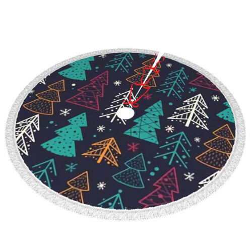 Christmas Tree Skirt 36 Inch Rustic Holiday Decor 1
