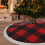 Christmas tree skirt plaid 36 inch 8