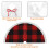 Christmas tree skirt plaid 36 inch 6