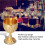 Medieval Vintage Wine Chalice Golden Goblet 2 pcs 4