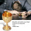 Medieval Vintage Wine Chalice Golden Goblet 2 pcs 5