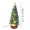 Green cedar LED glow needle Christmas tree tabletop 3