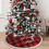 Christmas tree skirt plaid 36 inch 7