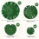 Artificial Floating Foam Lotus Leaves 24 pcs 4 sizes 2