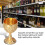 Medieval Vintage Wine Chalice Golden Goblet 2 pcs 6