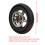 Electric Scooter Rear Wheel Assembly 8.5 Inch Solid Tire 2