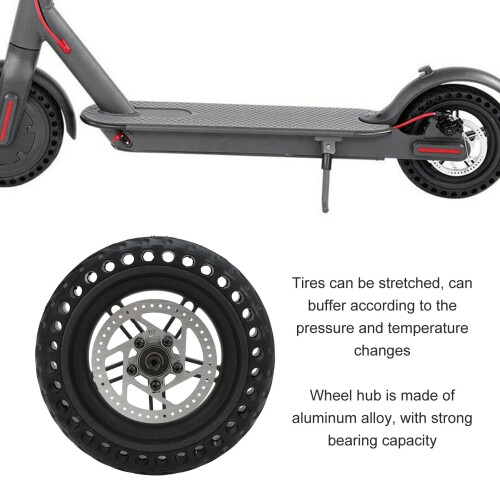 Electric Scooter Rear Wheel Assembly 8.5 Inch Solid Tire 2