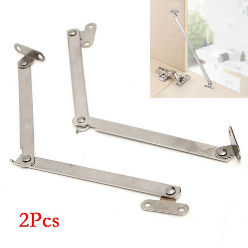 Stainless Steel Folding Pull Rod Cabinet Support 2PCS 1