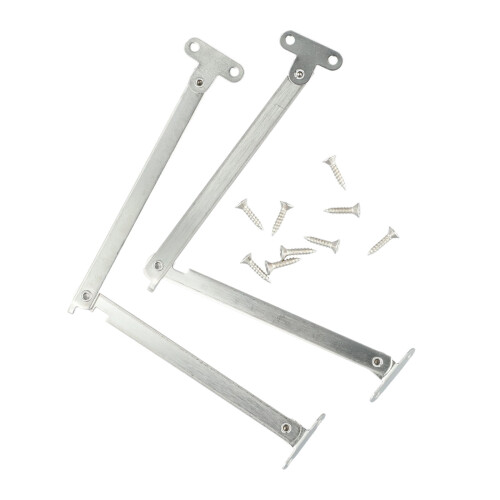 Stainless Steel Folding Pull Rod Cabinet Support 2PCS 2