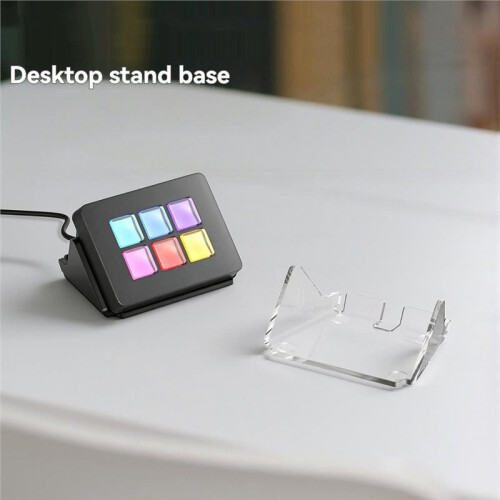Supporto da Tavolo per Controller per StreamDeck MK.2, Base Antiscivolo per Stream Deck MK.2, Colore Nero. 2