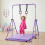 M.J COMFY-LIFE Kids Gymnastics Bar with Mat – Adjustable Easy Assembly Training 9