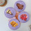 Lksixu dinner plates plastic 5.7 inch 5 pcs 8