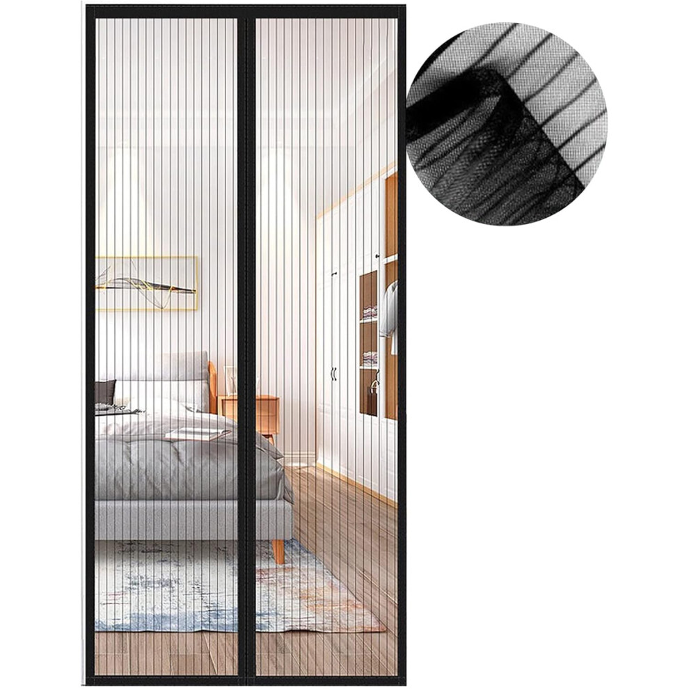Magnetic Door Mosquito Net Insect Screen Robust 180X210 Cm Black Â Door Screen, Insect Screen, Magnetic Screen Door 5902362883169