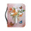 Leather Bible Cover with Handles Floral Design 2