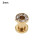 Stainless Steel Rhinestone Ear Plug 1 Pc 8