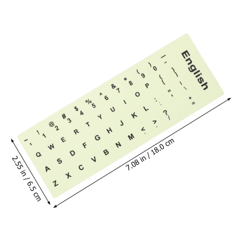 Keyboard Sticker English 1 Sheet 1