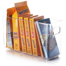 Clear Storage Bins with Handles 6-Pack
