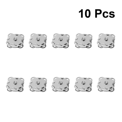 Magnetic Snap Buttons Plum Blossom Style 10 pcs 2