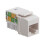 Platinum Tools Cat 5e 110 Keystone Jack White Each 3