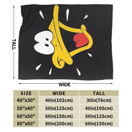 Daffy Duck plush throw blanket 50x60 inches 2