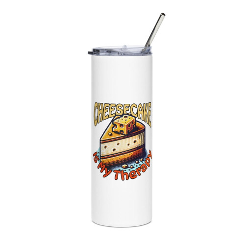 Cheesecake dessert tumbler white 20 oz