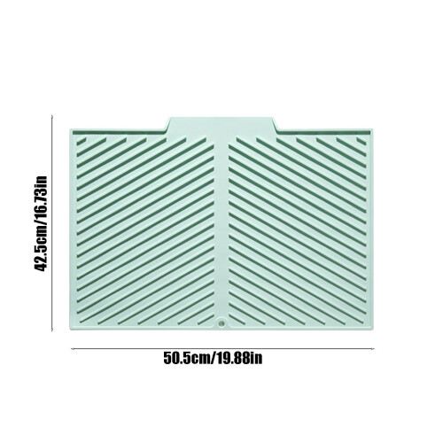 Heat-Resistant Non-Slip Kitchen Draining Mat 1-Pack 2