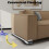 Appliance Roller Base Adjustable Heavy Duty 24-Wheel 300kg 4