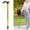 Adjustable Folding Walking Stick Aluminum Portable 5-section 6