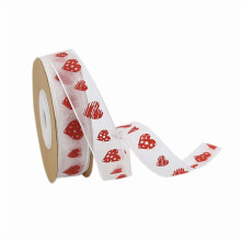 Red silk gift wrapping rope for Valentine's Day and