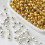 Mini bell charm for jewelry making 120 pcs 6