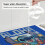 Dish Drying Mat Suede Non-slip 24x18 Inch 6