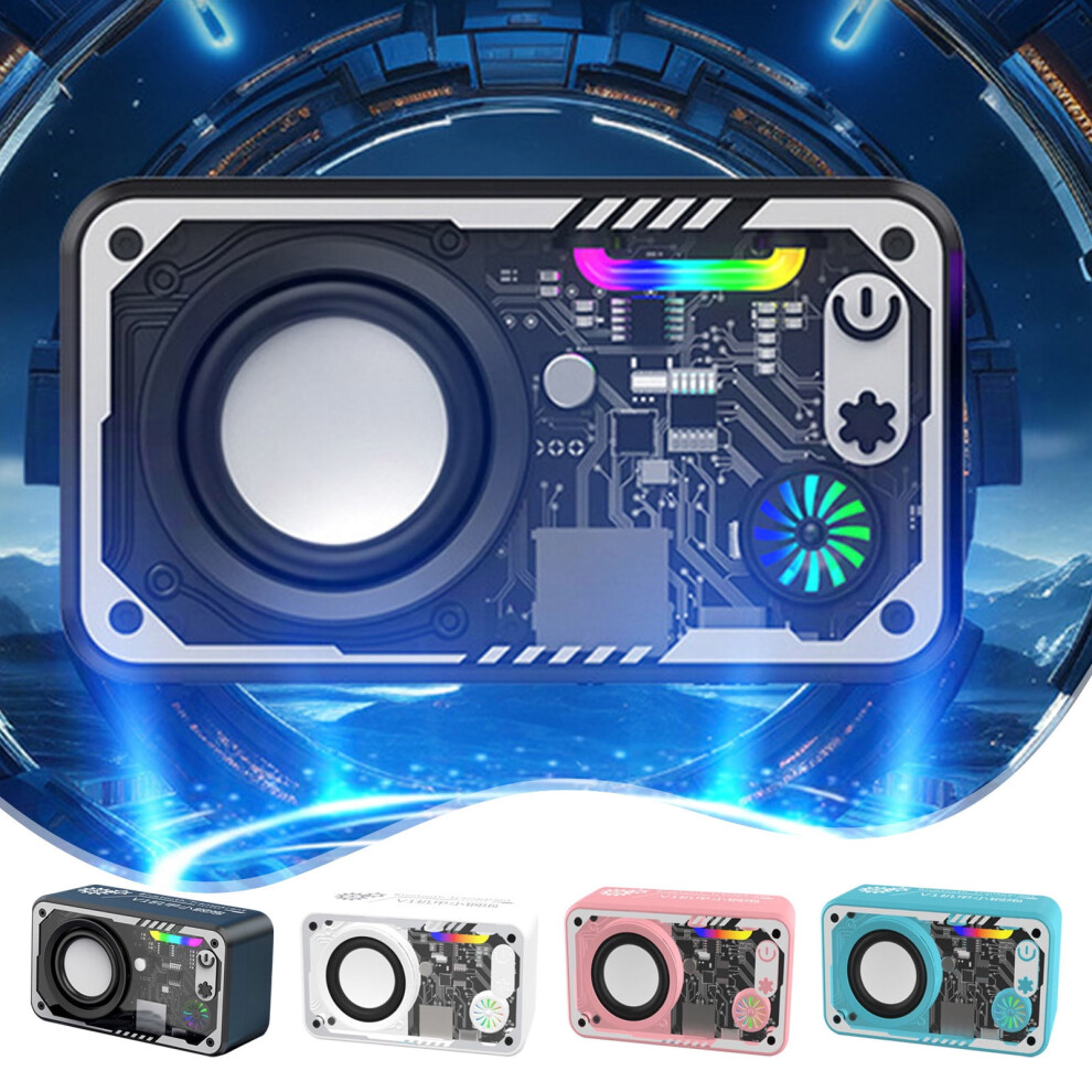 Jacenvly Portable Bluetooth Speaker Transparent Indoor 946140137803