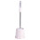 Jacenvly toilet bowl brush and holder set compact 1 pack 1