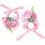 Rose Wrist Corsage Purple 2 Pack 1