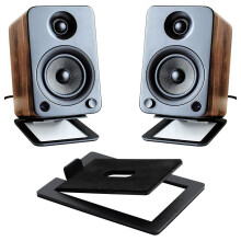 Speaker Stand Base with Shock Absorption Black