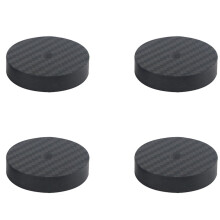Carbon Fiber Speaker Isolation Pads 40x10mm 4 pcs