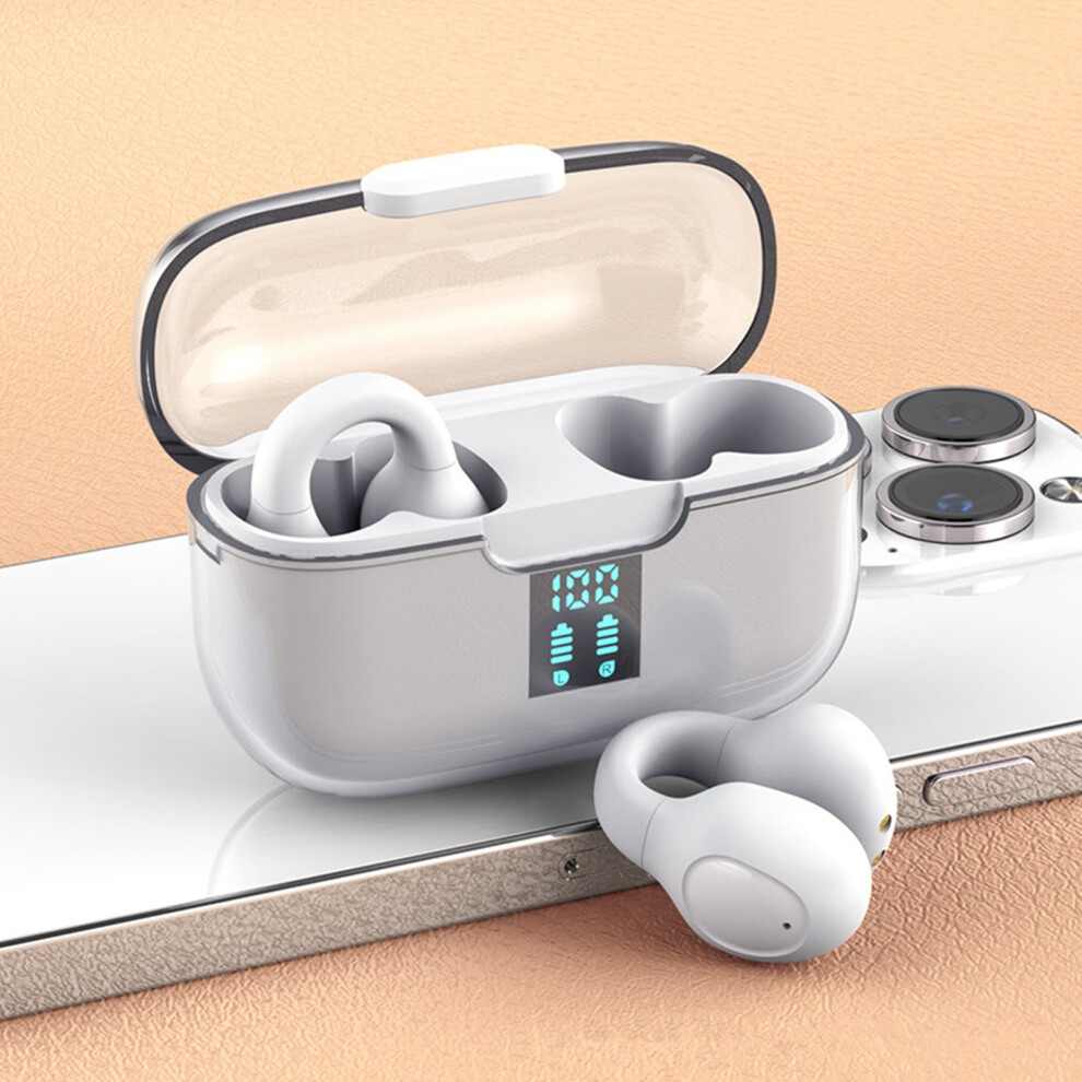 Bluetooth 5.3 Ear Clip Headphones Open Bone Conduction 946140137681