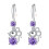 Women's mouse-shaped rhinestone alloy hook earrings 1