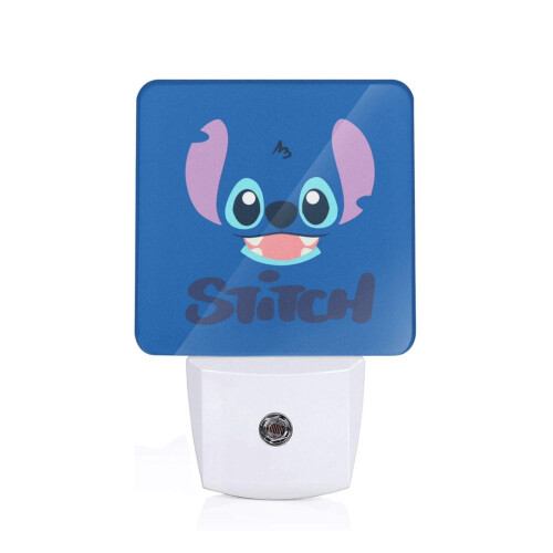 Anime Stitch Night Light Wall Plug with Dusk-to-Dawn Sensor