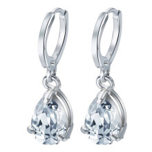 Luxury Romantic Drop Earrings Alloy Faux Crystal Waterdrop