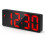 LED digital alarm clock with temperature display and 1