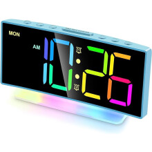 Alarm Clock for Heavy Sleepers Digital USB Desk Clock Large