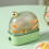 Egg Cooker 220V for Home or Dormitory Green 2-Egg Capacity 7