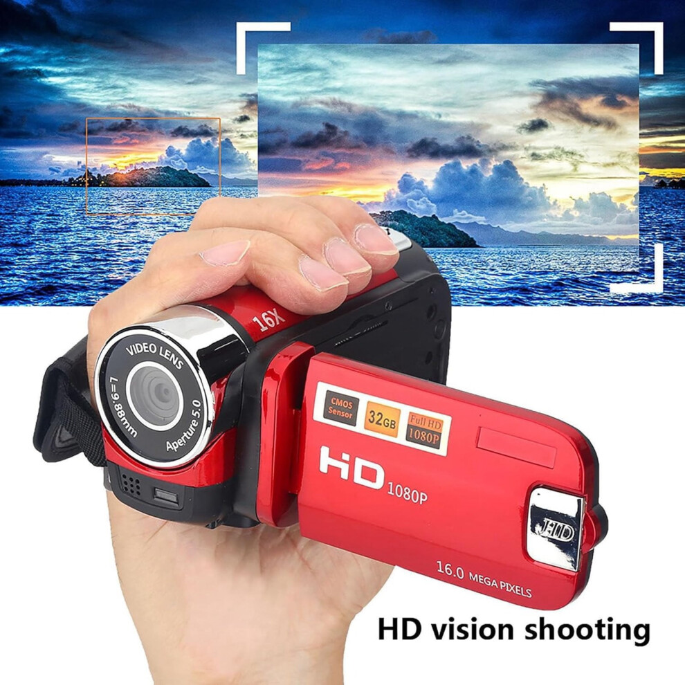 Digital Video Camera 1080P 16Mp 2.7-Inch Lcd 16X Zoom 946140147468